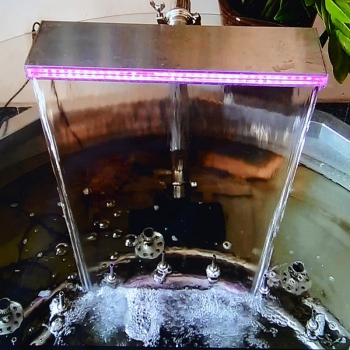 Излив для водопада WFS 300 W (30 см) с подсветкой New Pondtech